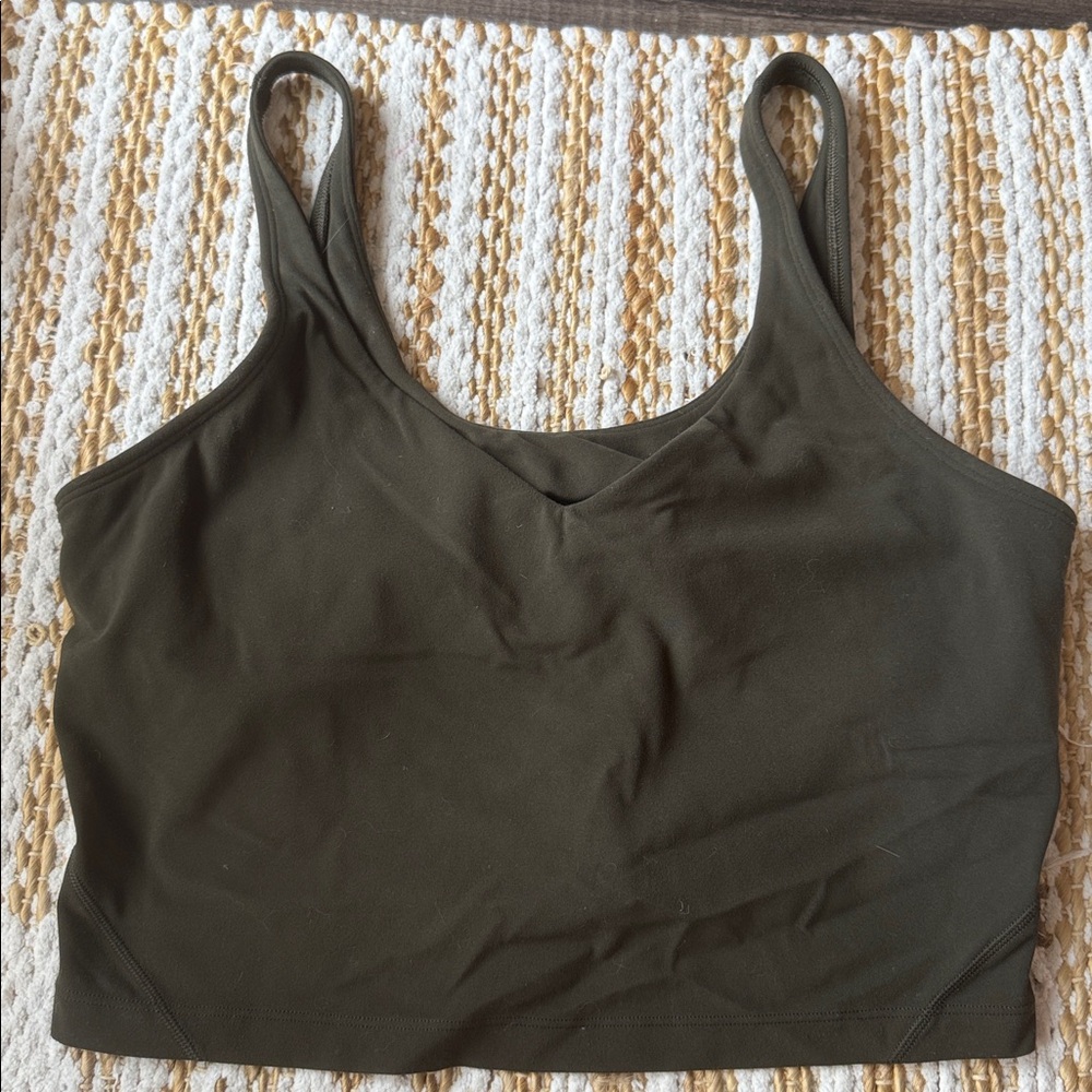 Lululemon align tank size 12 olive
